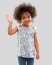 Jersey de coton Petites brindilles numériques - blanc doux