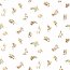 Cotton jersey Digital small twigs - soft white