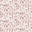 Katoenen jersey Digitale bloemen - wit/ kaasjeskruid
