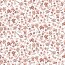 Katoenen jersey Digitale bloemen - wit/ kaasjeskruid