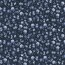 Jersey de coton Digital Flowers - bleu foncé