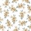 Bavlněný žerzej Digital Lily Bouquet - jemně bílá
