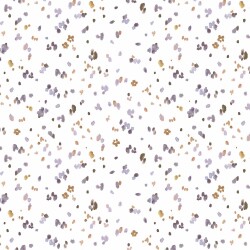 Cotton jersey Digital Blossom Rain - soft white