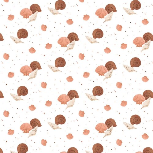 Cotton jersey digital shells - soft white