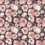 Katoenen jersey Digitale rozen - bordeauxrood