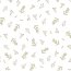 Cotton jersey Digital delicate twigs - white