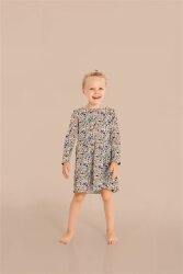 Cotton jersey Digital Wildflowers - light salmon