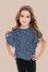 Baumwolljersey Glitzer Ferdern - creme meliert