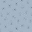 Jersey de coton Organic Bear Heads - bleu pastel