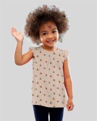 Baumwolljersey Organic Orangen - weiß