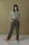 Jacquard_Jersey Streifen - dunkeloliv