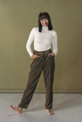 Baumwolljersey Lurex - hellsand