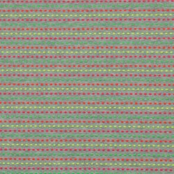 Baumwolljersey Neon  Punktekette - grau meliert
