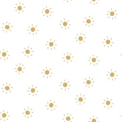 Cotton jersey sun - white