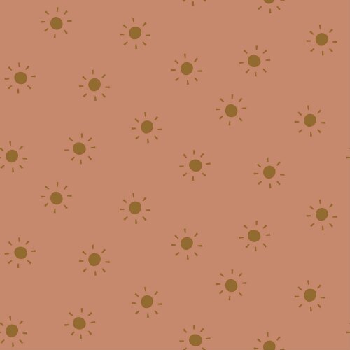 Jersey de coton soleil - abricot foncé
