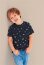 Katoenen jersey in space - wit