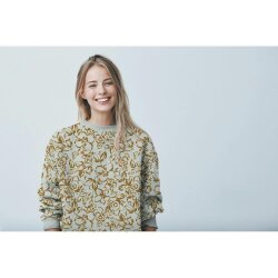 Ganzjahressweat Blumen - softmint