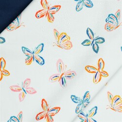 Softshell digital butterfly - white