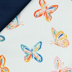 Softshellový digitální motýl - bílý