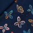 Softshellový digitální motýl - tmavě modrý