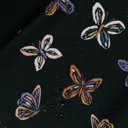 Softshell digital butterfly - black