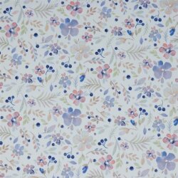Softshell Digital Fleurs de printemps - bleu clair