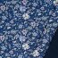 Softshell digital lluvia de flores - azul oscuro