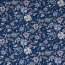 Softshell digital lluvia de flores - azul oscuro