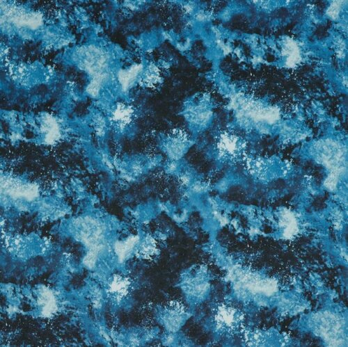 Softshell digitale kleurexplosie - blauw