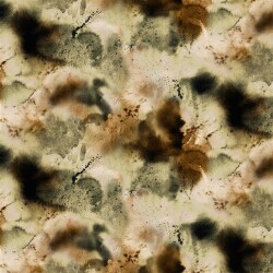 Acuarela digital batik - verde musgo