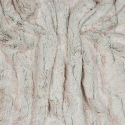 Fausse fourrure - quartz rose