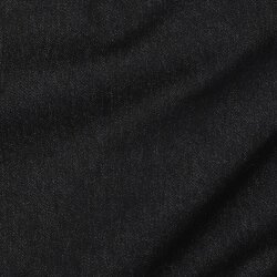 Stretch-Jeansstoff 110Z Recycled Vorgewaschen - schwarz