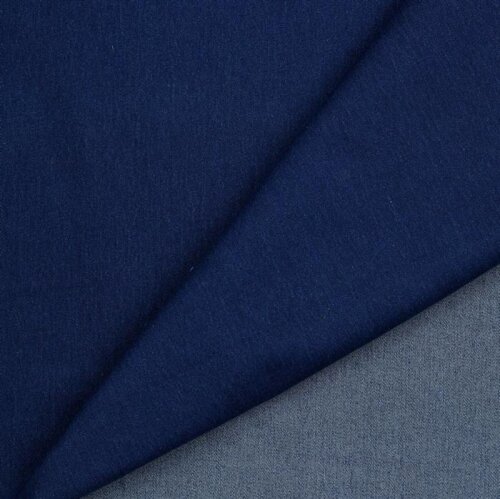 Stretch-Jeansstoff 110Z Recycled Vorgewaschen - indigo