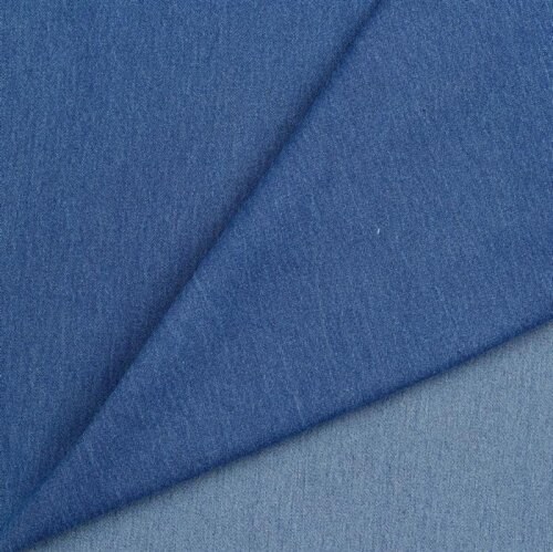 Stretch-Jeansstoff 110Z Recycled gebleicht- indigo