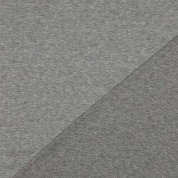 Fine knit jersey *Vera* lace pattern - mottled grey