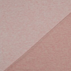 Jersey de punto fino *Vera* patrón de encaje - rosa moteado