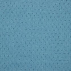 Jersey de punto fino *Vera* patrón de encaje - azul