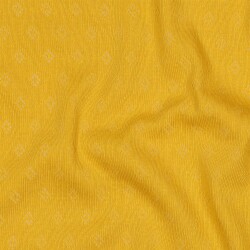 Fijn gebreide jersey *Vera* kant patroon - oker