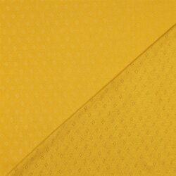 Maillot en tricot fin *Vera* motif dentelle - ocre