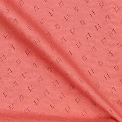 Maillot en tricot fin *Vera* motif dentelle - rose foncé