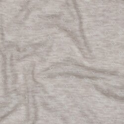 Fine knit jersey *Vera* lace pattern - Sand Melange