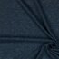 Fine knit jersey *Vera* lace pattern - dark blue mottled