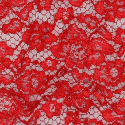 Lace fabric *Carmen* - red