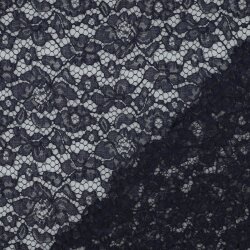 Lace fabric *Carmen* - midnight blue
