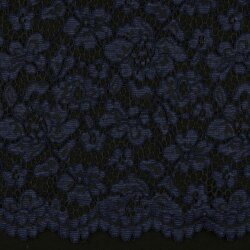 Lace fabric *Carmen* - midnight blue