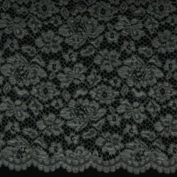 Lace fabric *Carmen* - dark grey