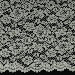 Lace fabric *Carmen* - beige grey