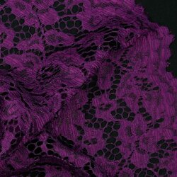 Lace fabric *Carmen* - dark purple