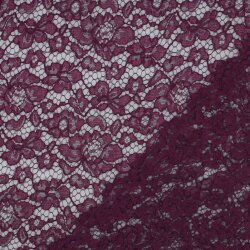 Tissu dentelle *Carmen* - violet foncé