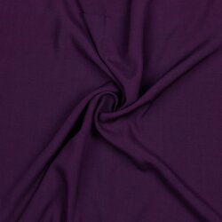 Viskózová tkanina tkaná *Vera* - tmavě fialová